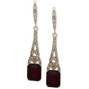 Lauren Ralph Lauren Silver-Tone Pave Earrings